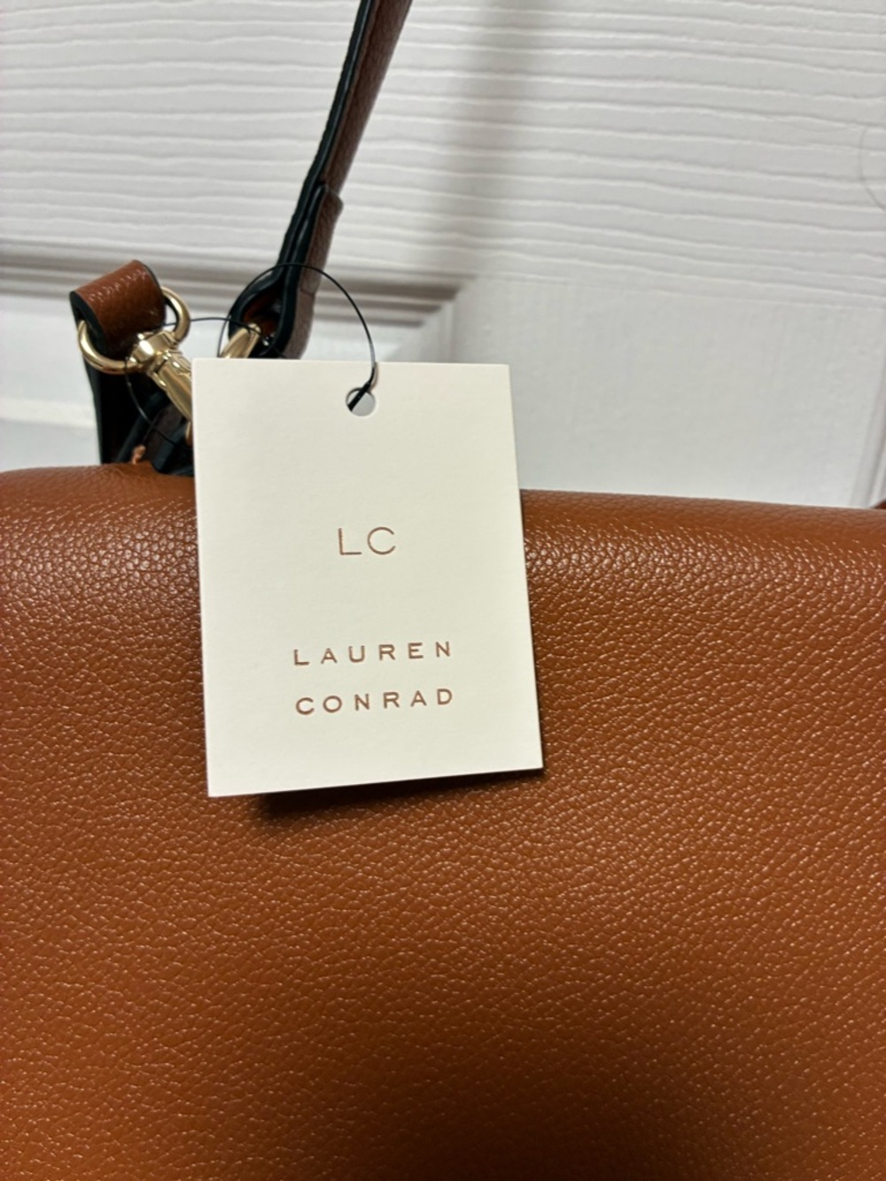 NWT LC Lauren Conrad Satchel/Crossbody with Handle and Removable Strap - Picture 5 of 15